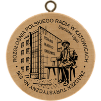 Turistická známka č. 596 - Rozgłośnia Polskiego Radia w Katowicach