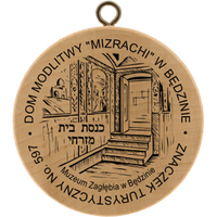 Turistická známka č. 597 - Dom Modlitwy „Mizrachi” w Będzinie
