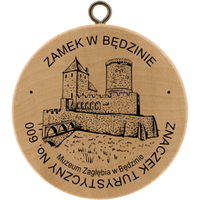 Turistická známka č. 600 - Zamek w Będzinie