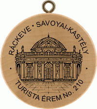 Turistická známka č. 210 - RÁCKEVE - SAVOYAI KASTÉLY