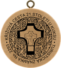 Turistická známka č. 2293 - Křížová cesta 21.století u Kuksu