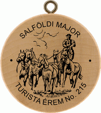 Turistická známka č. 215 - SALFÖLDI MAJOR