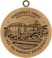 Turistická známka č. 2341 - Hrad Kadaň