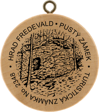 Turistická známka č. 2348 - Hrad Fredevald