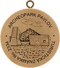 Turistická známka č. 2334 - Archeopark Pavlov