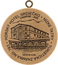 Turistická známka č. 763 - Horský hotel Srdiečko - Nízke Tatry