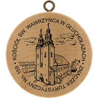 Turistická známka č. 159 - Kościół św. Wawrzyńca w Głuchołazach