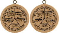 Turistická známka č. 750 - Expozícia miniatúr tatranských chát Hrebienok