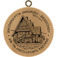 Turistická známka č. 468 - Bacówka PTTK Jaworzec - Bieszczady