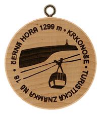 Turistická známka č. 18 - Černá hora 1299m