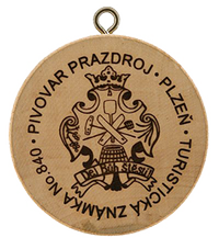 Turistická známka č. 840 - Pivovar Prazdroj Plzeň