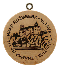 Turistická známka č. 114 - Hrad Rožmberk