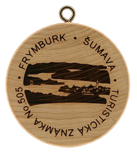 Turistická známka č. 505 - Frymburk