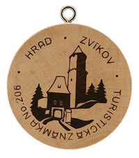 Turistická známka č. 206 - Zvíkov