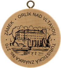 Turistická známka č. 270 - Orlík nad Vltavou
