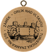 Turistická známka č. 270 - Orlík nad Vltavou
