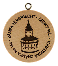 Turistická známka č. 145 - Zámek Humprecht