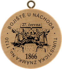 Turistická známka č. 1130 - Bojiště u Náchoda 27.června 1866