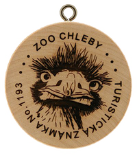 Turistická známka č. 1193 - ZOO Chleby