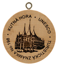 Turistická známka č. 198 - Kutná Hora UNESCO