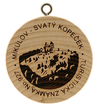 Turistická známka č. 927 - Svatý Kopeček - Mikulov