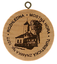Turistická známka č. 1077 - Mostná Hora