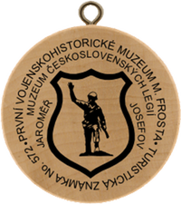 Turistická známka č. 572 - První vojenskohistorické muzeum M. Frosta