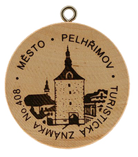 Turistická známka č. 408 - Pelhřimov