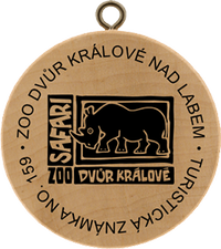 Turistická známka č. 159 - ZOO Dvůr Králové nad Labem