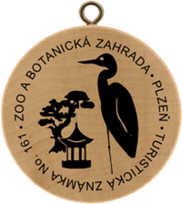 Turistická známka č. 161 - ZOO a botanická zahrada Plzeň