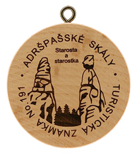 Turistická známka č. 191 - Adršpašské skály
