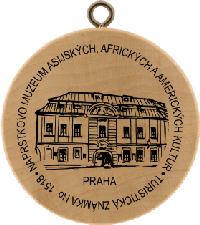 Turistická známka č. 1518 - Náprstkovo muzeum asijských, afrických a amerických kultur, Betlémské náměstí 1, Praha 1