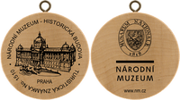 Turistická známka č. 1510 - Národní muzeum, Václavské náměstí 68, Praha 1
