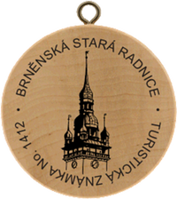 Turistická známka č. 1412 - Brněnská Stará radnice