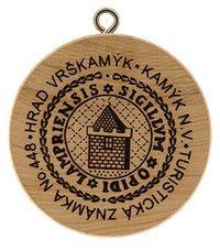 Turistická známka č. 448 - Vrškamýk - Kamýk nad Vltavou