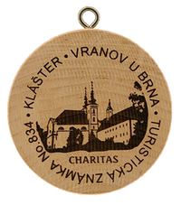 Turistická známka č. 834 - Klášter Vranov u Brna