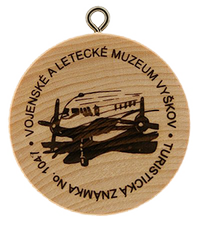 Turistická známka č. 1047 - Vojenské a letecké muzeum Vyškov