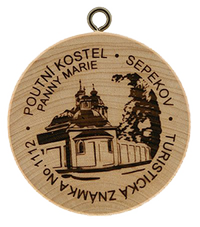 Turistická známka č. 1112 - Poutní kostel Sepekov