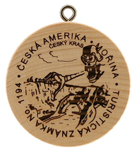 Turistická známka č. 1194 - Česká Amerika Mořina