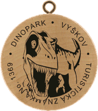 Turistická známka č. 1369 - Dinopark Vyškov