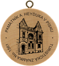 Turistická známka č. 1561 - Památník A. Heyduka v Písku