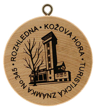 Turistická známka č. 345 - Kožova Hora
