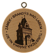 Turistická známka č. 307 - Brandýs nad Labem