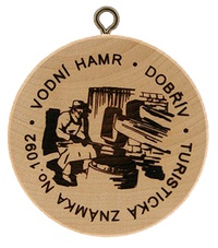 Turistická známka č. 1092 - Vodní Hamr Dobřív