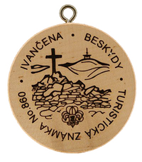 Turistická známka č. 860 - Ivančena