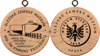 Turistická známka č. 695 - Areál čs. opevnění Hlučín-Darkovičky, Slezské zemské muzeum