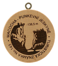 Turistická známka č. 143 - Macocha - Punkevní jeskyně
