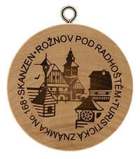Turistická známka č. 168 - Rožnov pod Radhoštěm