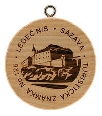 Turistická známka č. 126 - Ledeč nad Sázavou