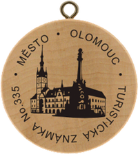 Turistická známka č. 335 - Olomouc